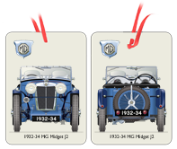 MG Midget J2 1932-34 Air Freshener